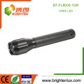 Factory Supply 3C cell Operated Aluminum Heavy Duty Zoom Focus 1000m long Range 10w Cree High Power Led Torch Flashlight